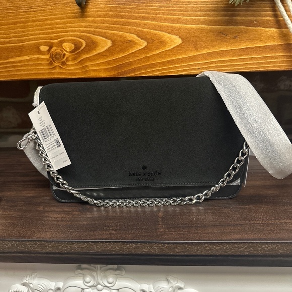 NWT Kate spade black with silver hardware - Madison - Picture 1 of 5